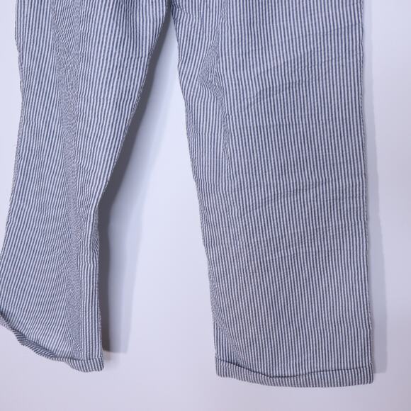 INTIMATELY Free People Pinstripe Gauze Pant Wide-Leg Pant Blue White Women's XS - Picture 8 of 10